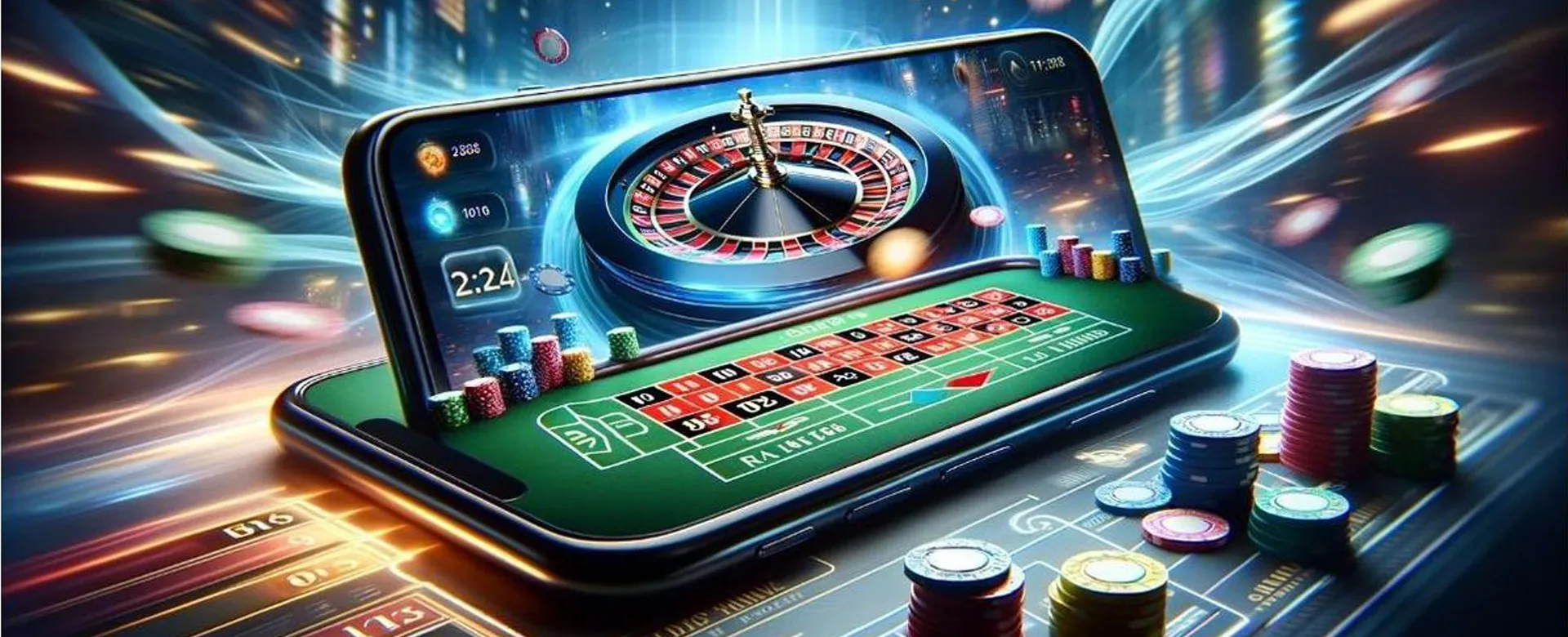 Mobile phone showing 42 VIPPH login interface and casino games